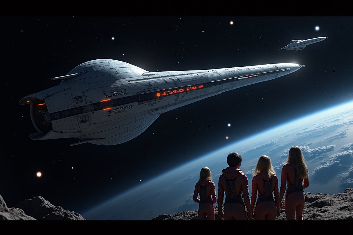 Future space tourism concept