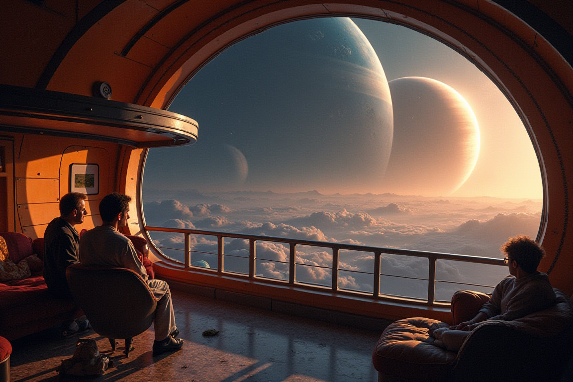 view from saturn